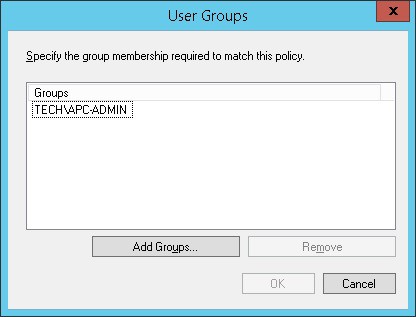 APC UPS - Active directory group APC UPS - Active directory group