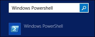 Powershell on Start menu