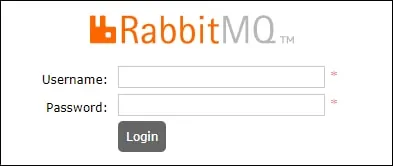 RabbitMq login