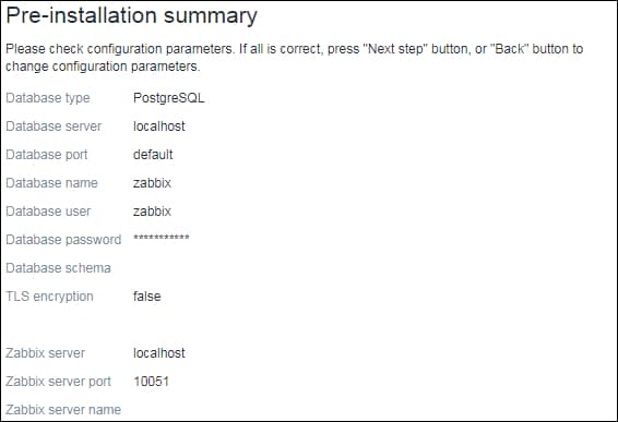 Zabbix 5 installation summary timescaledb Zabbix 5 installation summary timescaledb