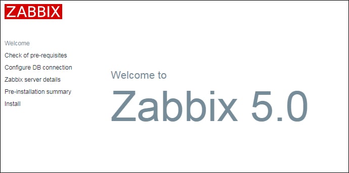 zabbix 5 install