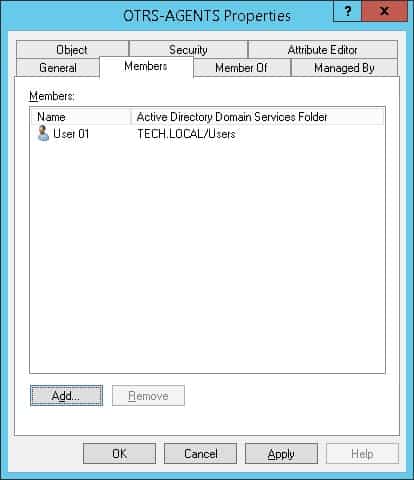 OTRS LDAP Active directory