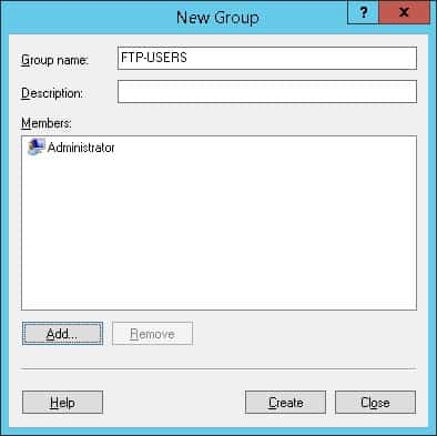 Windows - FTP Users Windows - FTP Users