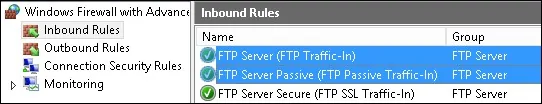 Windows - FTP firewall