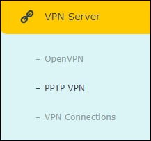ARCHER C6 - VPN server menu