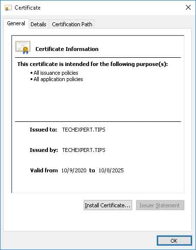 Add Root certificate using GPO