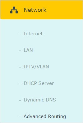 Archer ac1200 Advanced routing menu Archer ac1200 Advanced routing menu