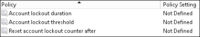 GPO - Account lockout configuration