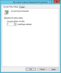 GPO - Account lockout threshhold