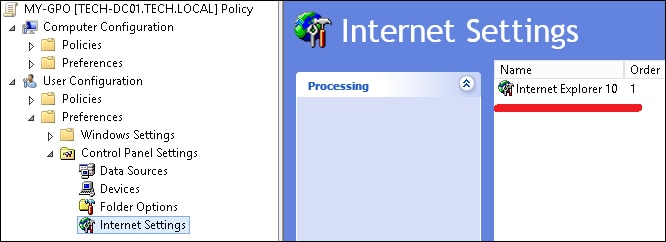 GPO - Automatic Proxy configuration