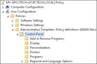 GPO - Disable Control Panel
