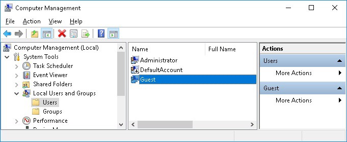 GPO - Disable Guest user accout GPO - Disable Guest user accout