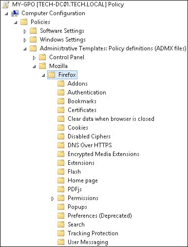 GPO - Firefox configuration
