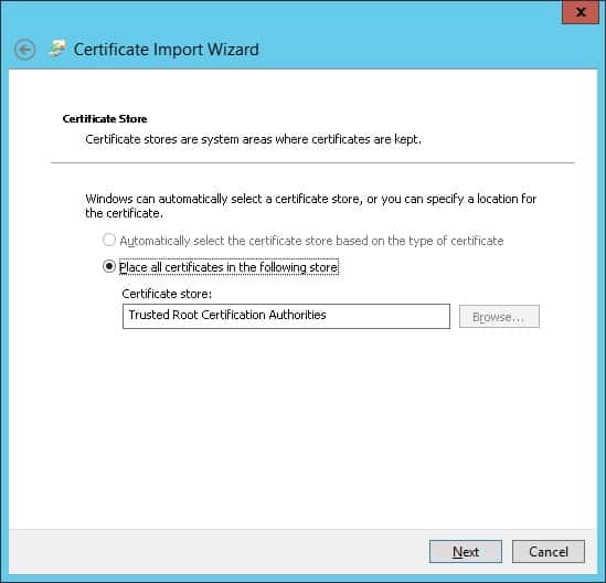 GPO - Root certificate place GPO - Root certificate place