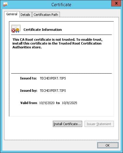 Gpo - Add root certificate