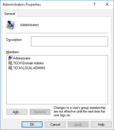 Group policy - Remove local administrators