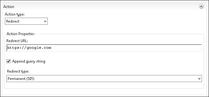 IIS Redirect URL IIS Redirect URL