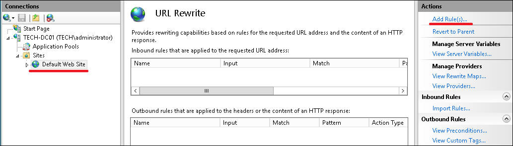 Iis url rewrite module is required to install this application что делать