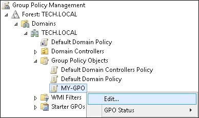 Windows - Edit GPO