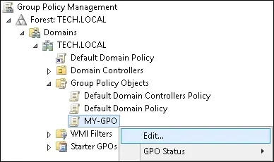 Windows - Edit GPO