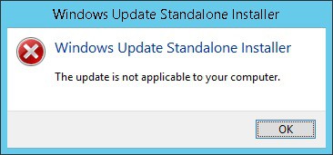 Windows - MSU Installation error