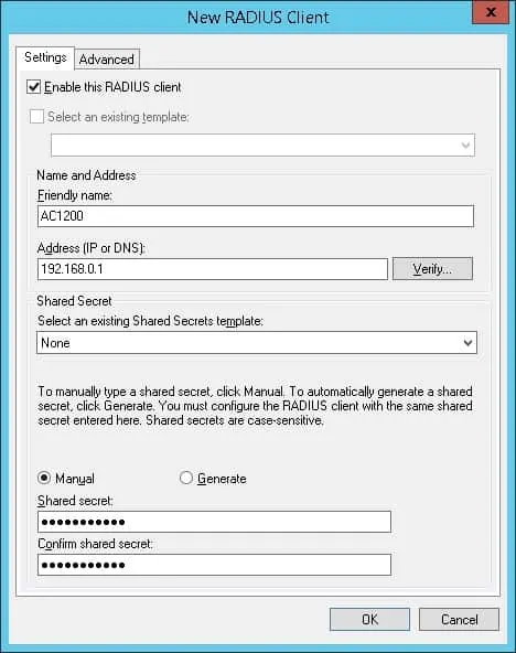 AC1200 Active directory authentication