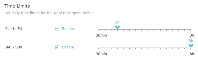 AC1200 - Daily time limit AC1200 - Daily time limit