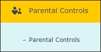 AC1200 - Parental controls menu AC1200 - Parental controls menu