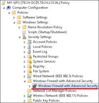GPO - Enable Windows Firewall