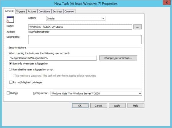 Tutorial GPO - Create a scheduled task [ Step by step ]