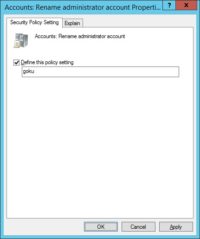 GPO Rename administrator