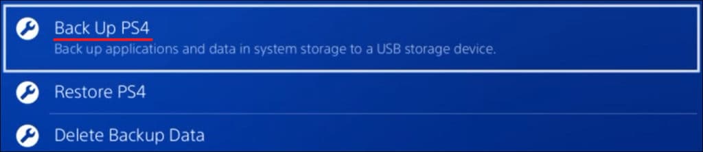 Playstation 4 Backup Playstation 4 Backup