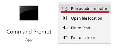 Windows 10 - Command prompt