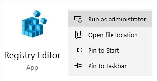 Windows - Regedit - Registry editor