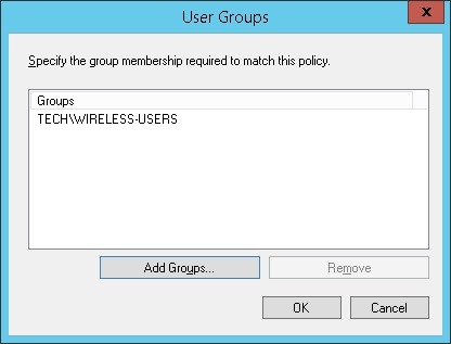 Windows radius Wireless users Windows radius Wireless users