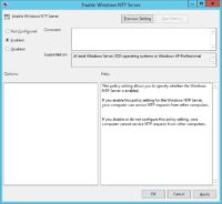 GPO - NTP server configuration