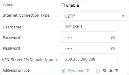 TP-Link C20 AC750 - VPN Client configuration