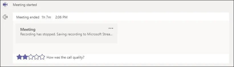 Teams - Record conference call