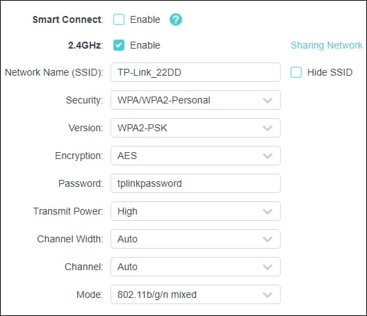Archer X10 - Wireless configuration Archer X10 - Wireless configuration