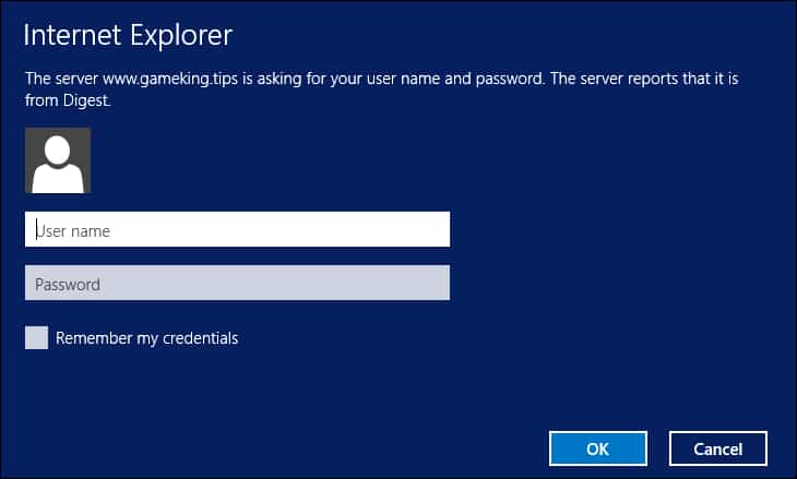 IIS - Internet explorer Digest authentication IIS - Internet explorer Digest authentication
