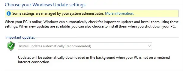 GPO - Automatic updates on Windows