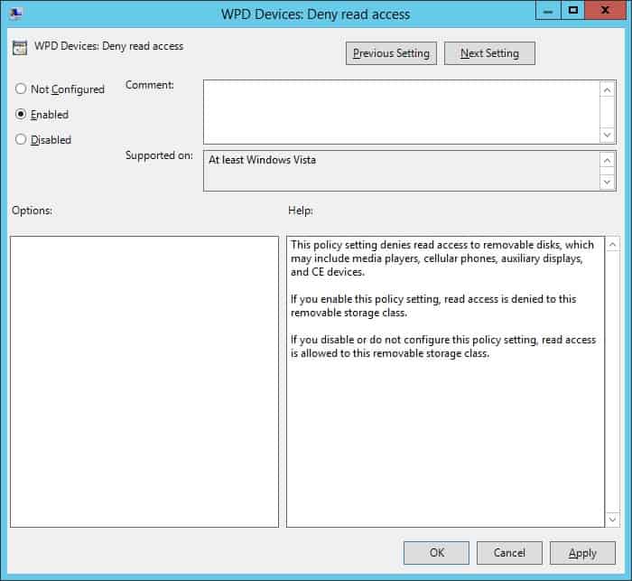 Tutorial GPO Disable mobile phone as removable storage