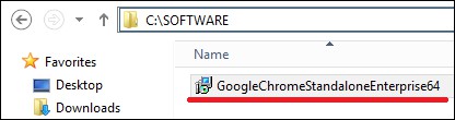 GPO - Google Chrome installer
