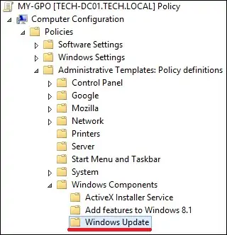 GPO - Windows Update configuration