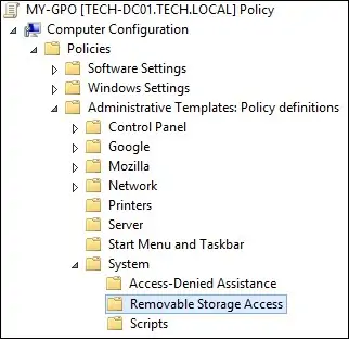 GPo - Removable Storage Access