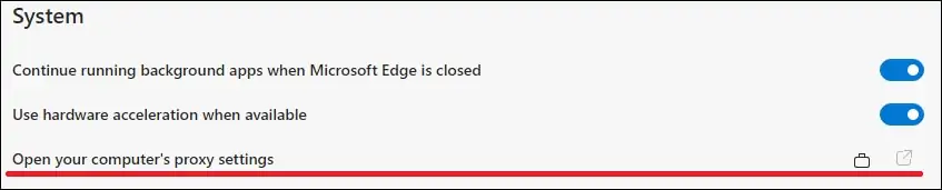 GPO - Microsoft Edge Proxy
