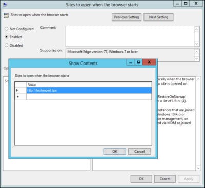 Tutorial GPO - Configure the Microsoft Edge home page [ Step by step ]