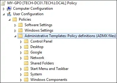 Windows - Delete ADMX file