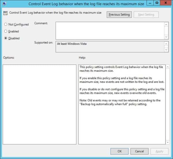 Tutorial GPO Configure the event log size and retention [ Step by step ]