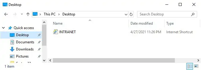 GPO - Create shortcut on the User Desktop